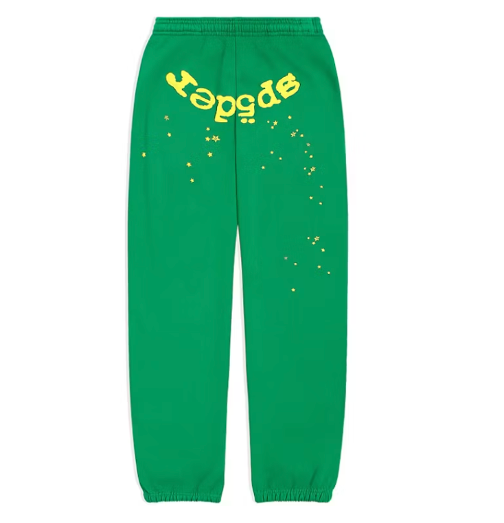 Sp5der Star OG Web V2 Sweatpant Slime Green